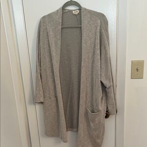 Donni Light Gray Cardigan